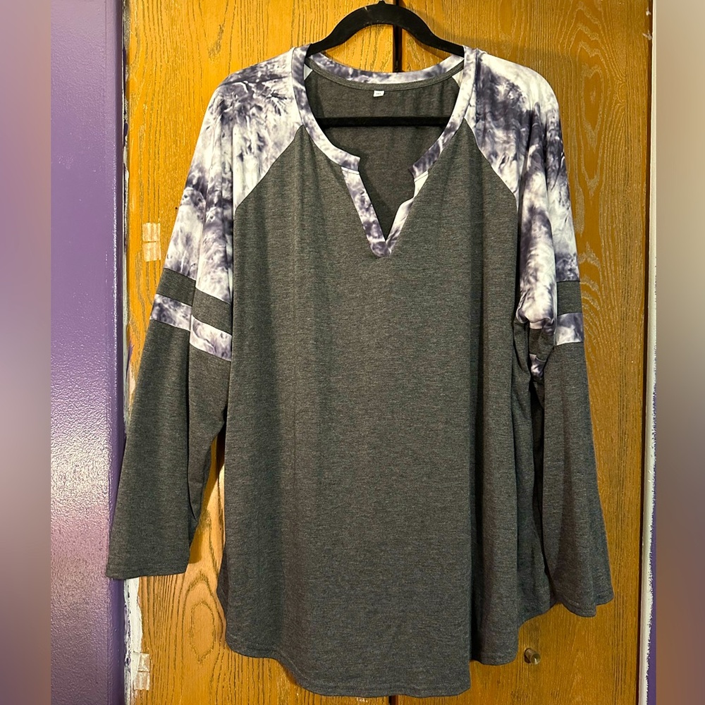 Gray  Women's Top